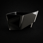 Perspex and Silver Arm Cuff - EG015-PSW