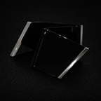 Perspex and Silver Arm Cuff - EG015-PSB