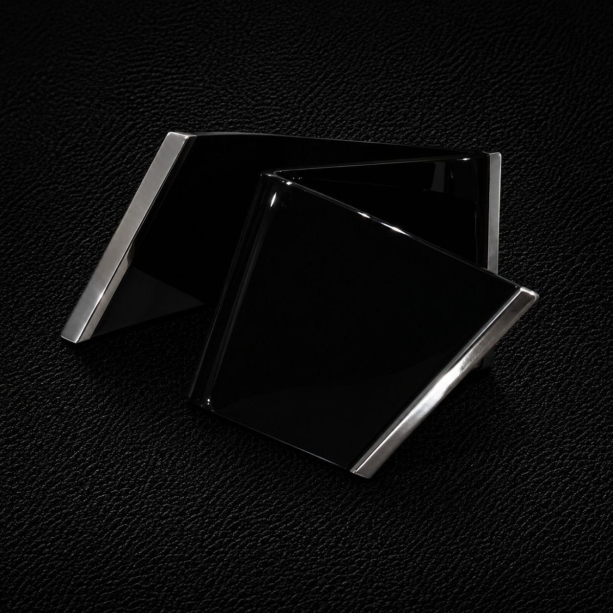 Perspex and Silver Arm Cuff - EG015-PSB