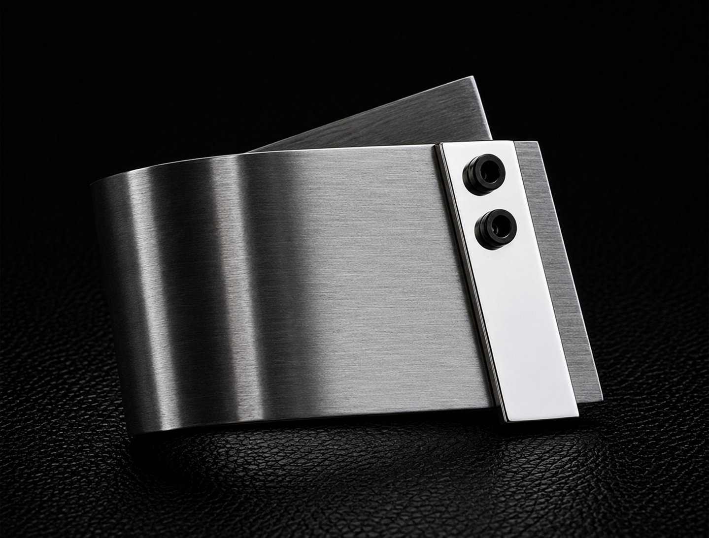 Perspex and Silver Arm Cuff - EG015-PSB