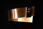 Aluminium and Brass Cuff with Screws- EG015-PSB