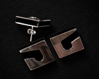 Silver and Perspex Ear Gear - EG208
