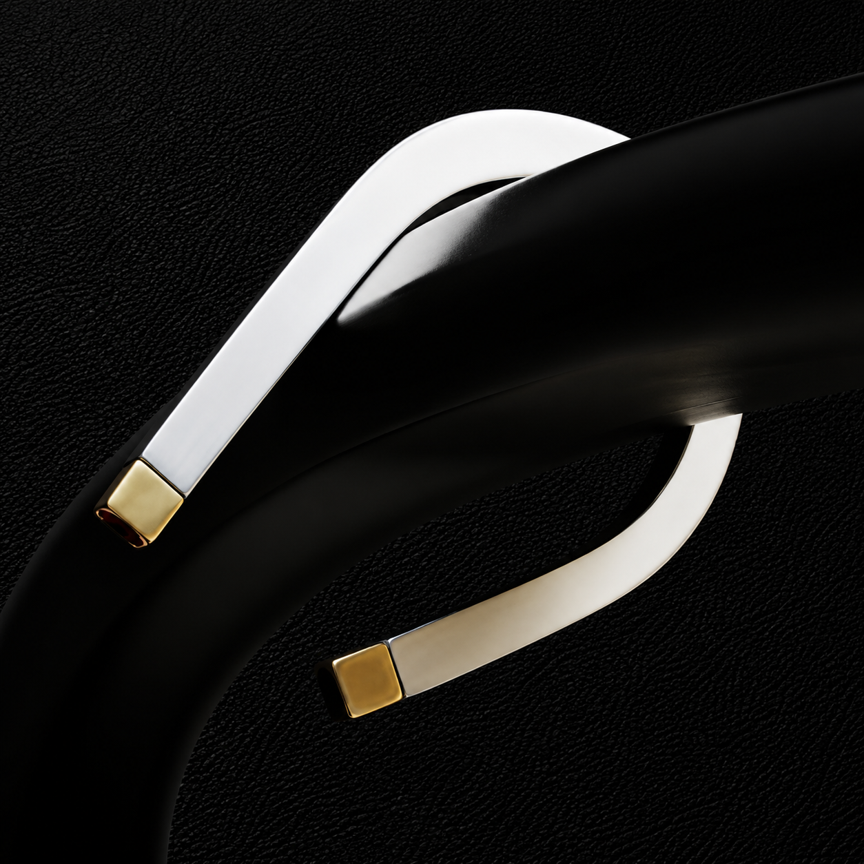 Single Aluminium and Brass Arm Cuff - EG021-AB