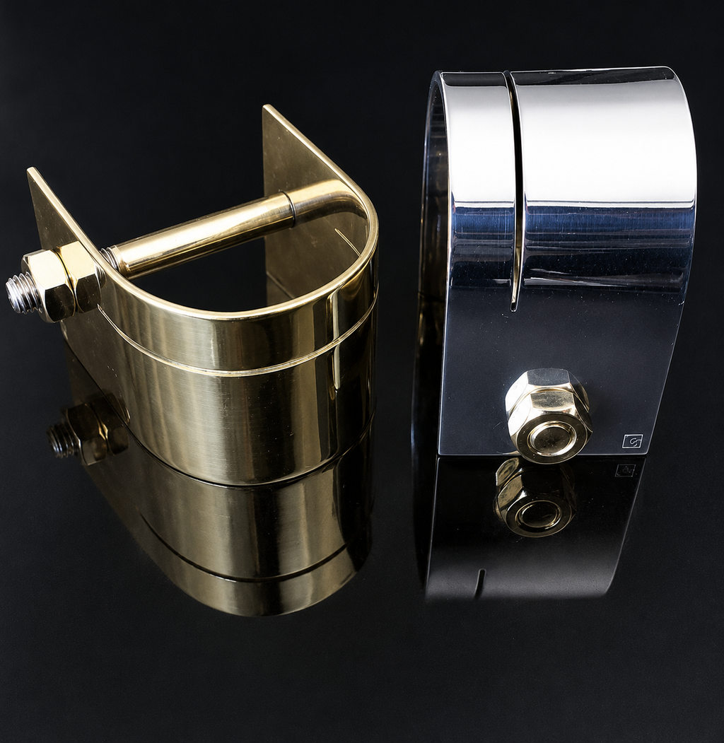 Aluminium and Brass Cuff - EG222