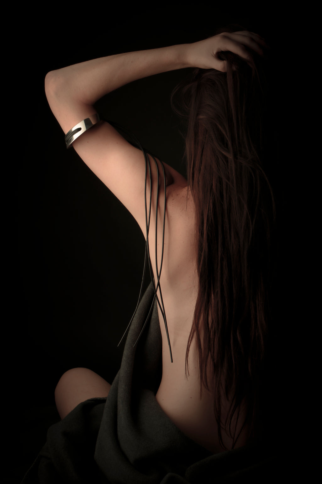 Aluminium and Rubber Cuff/Neck Piece - EG023-AR