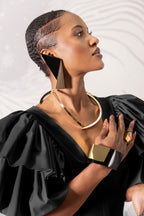 Brass Circle Neckpiece - EG425