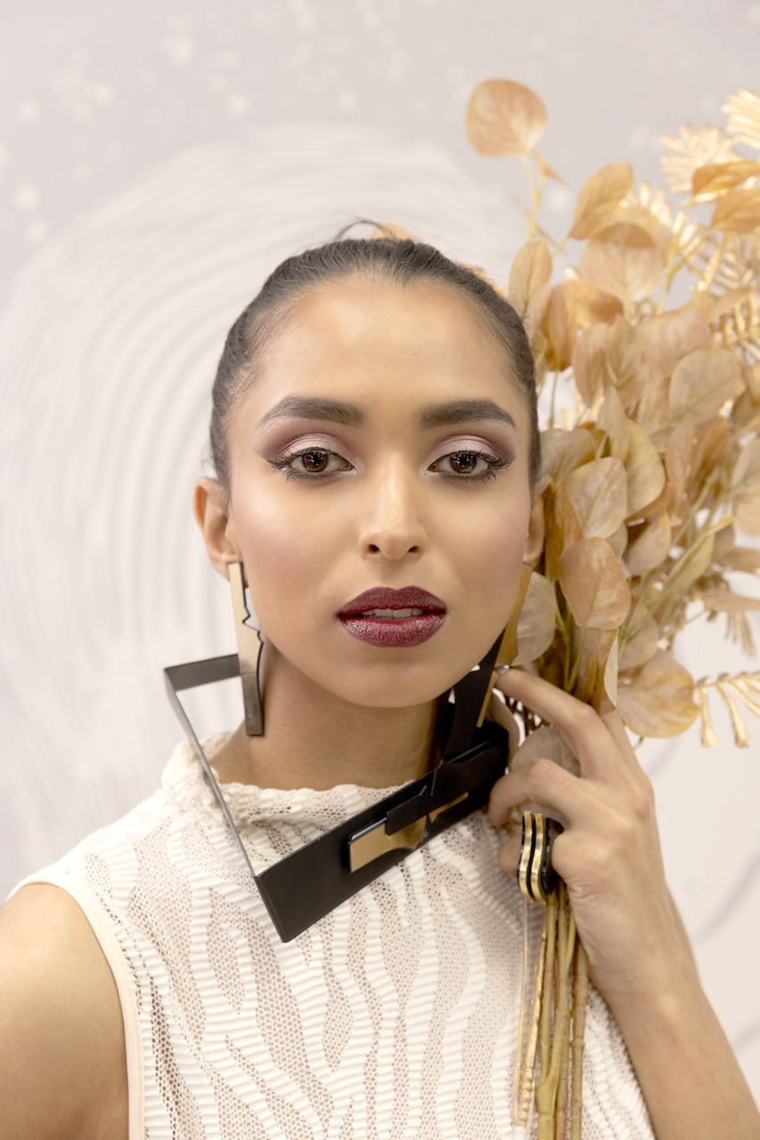Brass and Perspex Birdie Ring - EG218