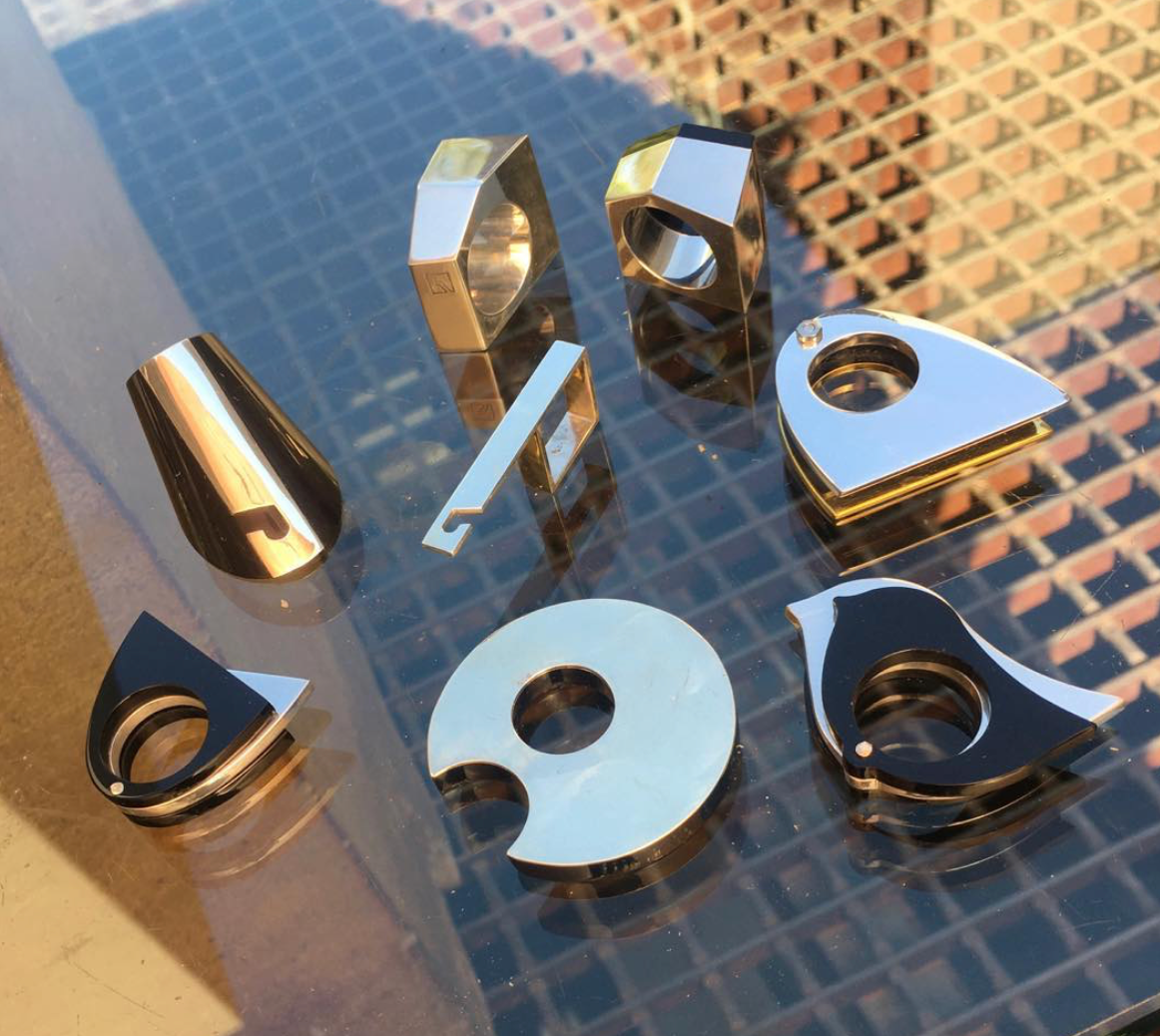 Silver Logo Ring - EG209
