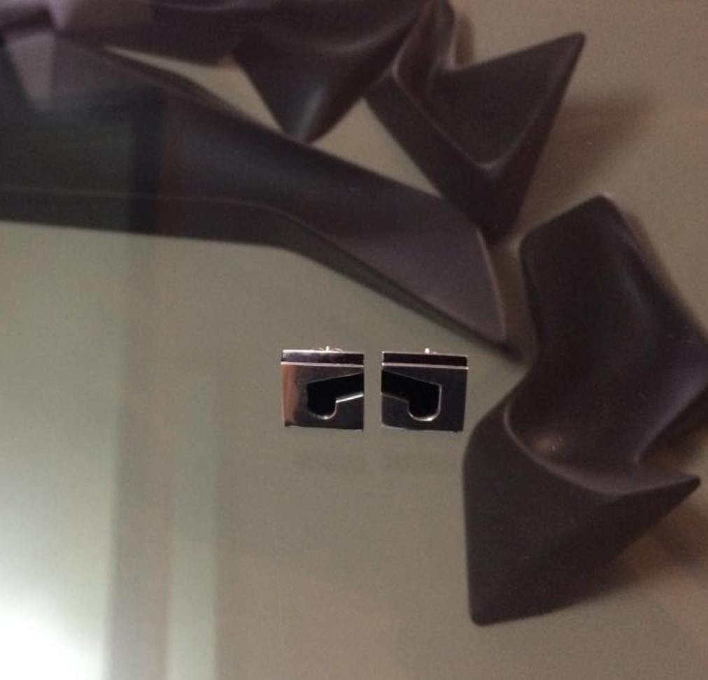 Silver and Perspex Ear Gear - EG208