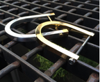 Aluminium and Brass Cuff - EG223
