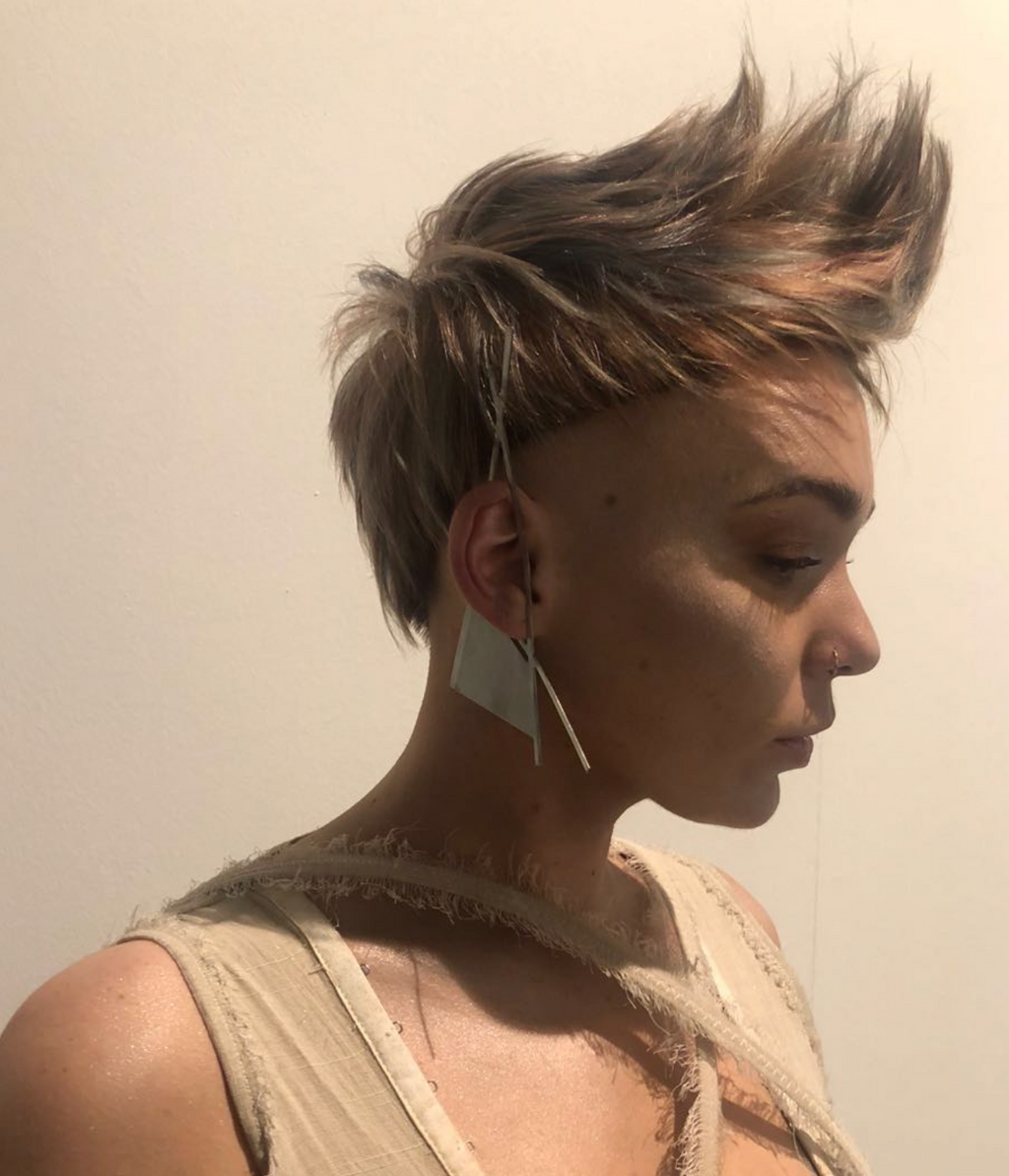 Aluminium and Silver Ear Piece (Single)