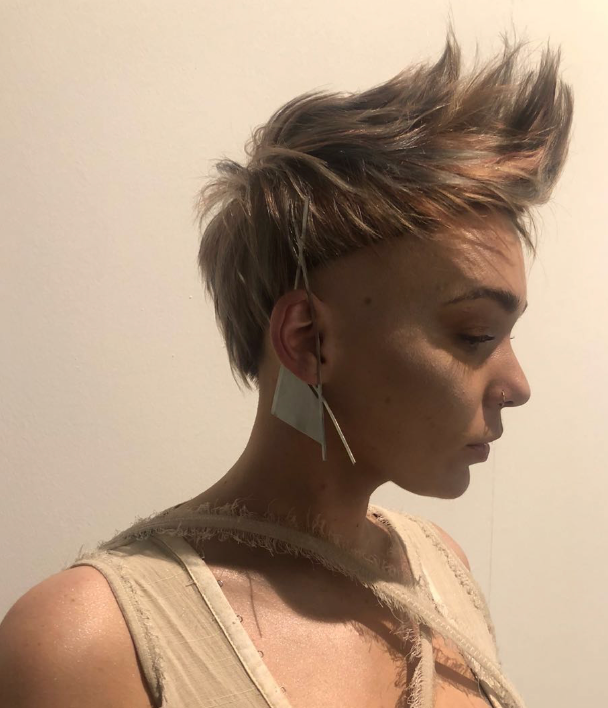 Aluminium and Silver Ear Piece (Single)
