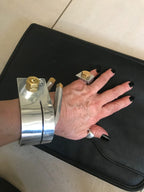 Aluminium and Brass Cuff - EG222