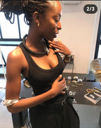 Aluminium and Rubber Cuff/Neck Piece - EG023-AR