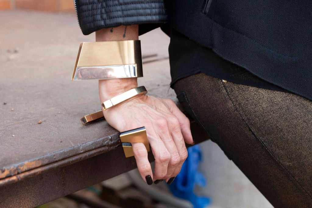 Double Brass Cuff - EG424