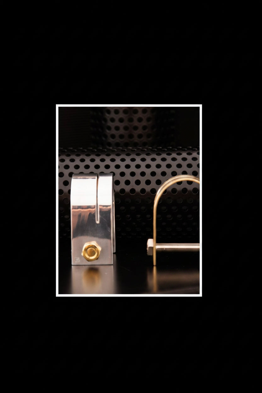 Aluminium or Brass Bolted Cuff - EG222