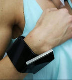 Perspex and Silver Arm Cuff - EG015-PS