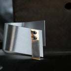 Aluminium and Brass Cuff with Screws- EG015-PSB