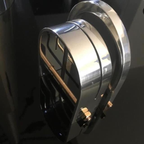 Aluminium or Brass Bolted Cuff - EG222